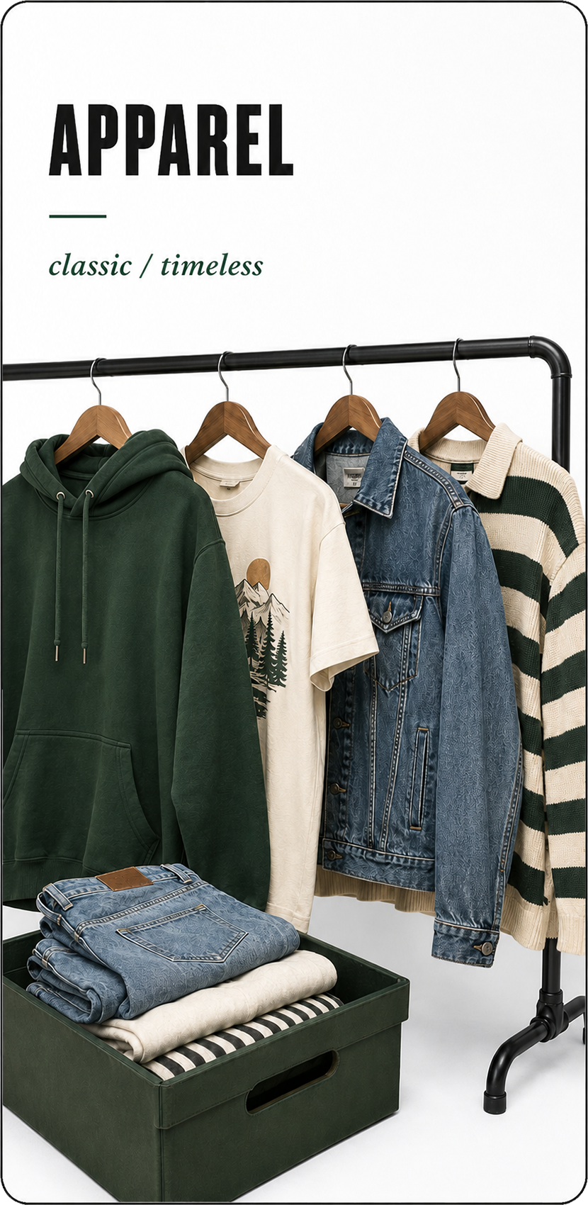 Vintage apparel & streetwear — thrifted clothing
