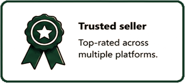 Trusted seller — top-rated across multiple platforms